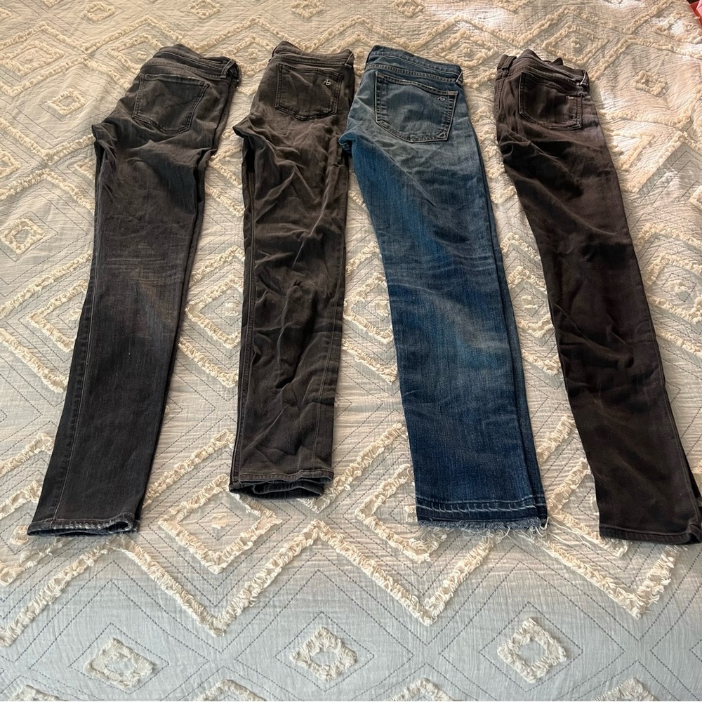 Rag & Bone + Citizens of Humanity Skinny Jeans Bundle | Size 25 | Stretch Fit